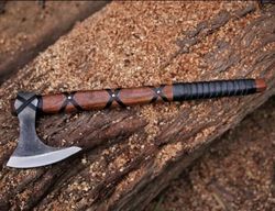 custom handmade hand forged ragnar lothbrok viking axe hatchet bearded axe
