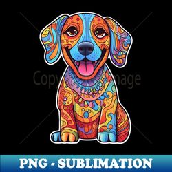 dog face pop art - png sublimation digital download - perfect for sublimation art