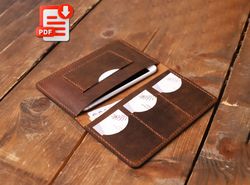 long wallet pattern, business wallet pdf, long wallet template, long wallet pattern, leather wallet pdf