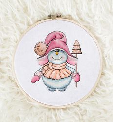 christmas snowman cross stitch pattern pdf, snowman cross stitch pattern, winter cross stitch pattern