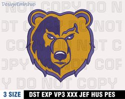 california golden bears mascot embroidery designs, ncaa machine embroidery design, machine embroidery pattern