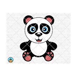 Cute kawaii panda illustration