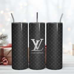 lv 20oz skinny tumbler luxury, fashion designer gift tumbler, fashion girl travel tumbler, fashion women tumbler, fashio