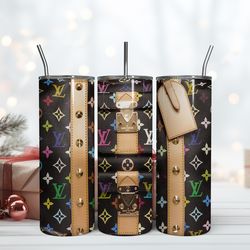 lv 20oz skinny tumbler luxury, fashion designer gift tumbler, fashion girl travel tumbler, fashion women tumbler, fashio