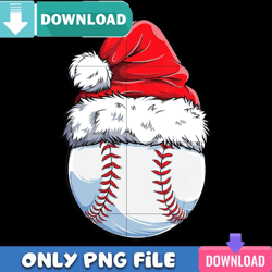 christmas baseball png perfect sublimation design download