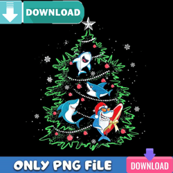 christmas day shark png best files design download