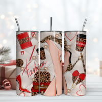 luxury skinny tumbler, luxury tumbler 20oz, designer tumbler, fashionista gift, tumbler coffee, tumbler gift