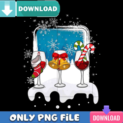 wine and snow png perfect sublimation design download