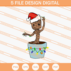 baby groot christmas light svg, baby groot svg, christmas svg