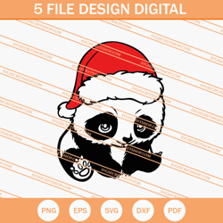 Baby Panda Christmas SVG, Christmas SVG, Panda SVG