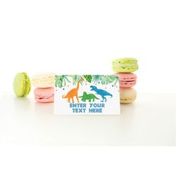 editable dinosaur food cards t-rex food label dinosaur place cards t-rex table card dinosaur tent card t-rex buffet labe