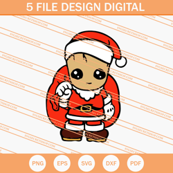 santa baby groot svg, santa svg, christmas svg, groot svg