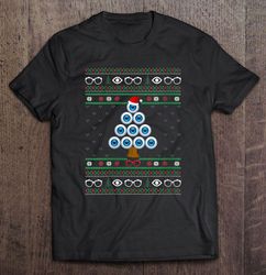 eye ball christmas tree tshirt