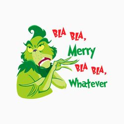 retro grinchmas funny merry whatever svg download