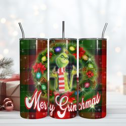 grinch tumbler 20oz, grinch christmas tumbler, christmas gift, grinchmas holiday cup, grinch movies for christmas gift