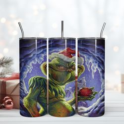 grinch tumbler 20oz, grinch christmas tumbler, christmas gift, grinchmas holiday cup, grinch movies for christmas gift