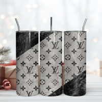 lv 20oz skinny tumbler luxury, fashion designer gift tumbler, fashion girl travel tumbler, fashion women tumbler, fashio