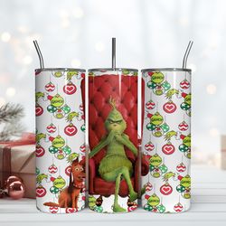 grinch tumbler 20oz, grinch christmas tumbler, christmas gift, grinchmas holiday cup, grinch movies for christmas gift