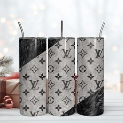 lv 20oz skinny tumbler luxury, fashion designer gift tumbler, fashion girl travel tumbler, fashion women tumbler, fashio