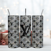 lv 20oz skinny tumbler luxury, fashion designer gift tumbler, fashion girl travel tumbler, fashion women tumbler, fashio