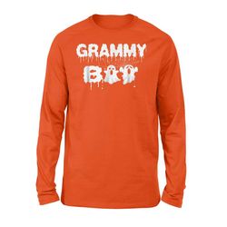 funny grammy scary boo ghost gift halloween costume long sleeve t-shirt