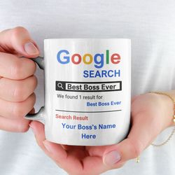 mug for boss personalised boss gifts