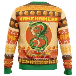 kamehameha dragon ball z all over print ugly hoodie 3d zip hoodie 3d ugly christmas sweater 3d fleece hoodie