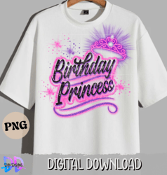 princess birthday png- digital download