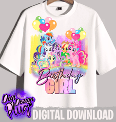 pony birthday png- digital download