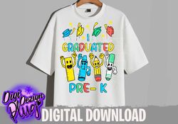 pre k graduate png- i graduated pre k png- digital download