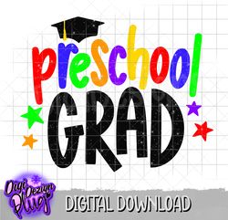 preschool grad svg - png- digital download