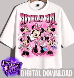 minnie birthday png- digital download