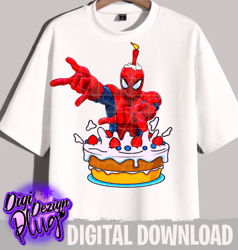 spidey birthday png- spiderman png- digital download