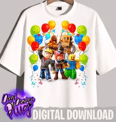 roblox birthday png- digital download