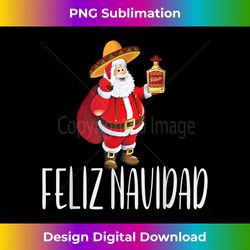feliz navidad mexican santa christmas teq - vibrant sublimation digital download - access the spectrum of sublimation artistry