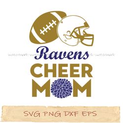 baltimore ravens cheer mom svg, mother day svg, png, file for cricut, instantdownload