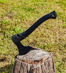 custom hand forged carbon steel handle viking throwing hatchet tomahawk axe