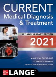 current medical diagnosis and treatment 2021 60th edition