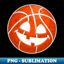 basketball pumpkin - png transparent sublimation file - fashionable and fearless