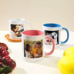 custom photo mug for family, picture mug for family, custom family mug, gift for family, best grandma ever, custom photo