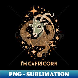 im capricorn aesthetic zodiac symbol design - exclusive sublimation digital file - bold & eye-catching