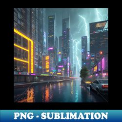 Blending Nature and Technology - Decorative Sublimation PNG File - Transform Your Sublimation Creations