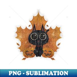 halloween cat - high-resolution png sublimation file - unlock vibrant sublimation designs