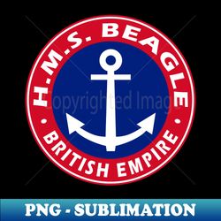 hms beagle - modern sublimation png file - bring your designs to life