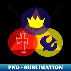 holy trinity sign - decorative sublimation png file - spice up your sublimation projects