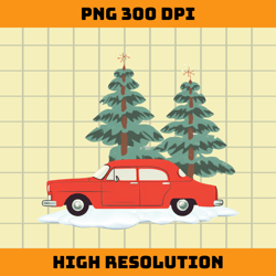 christmas car png sublimation