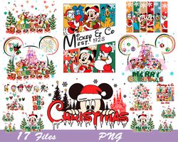 Christmas Mickey And Friends PNG Bundle, Bundle Merry Christmas Png, Disney Christmas Mause Png, Christmas Squad Png