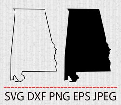 alabama svg,png,eps cameo cricut design template stencil vinyl decal tshirt transfer iron on