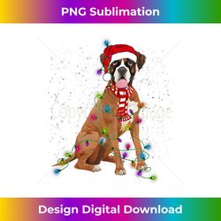 boxer christmas - boxer dog christmas tank - timeless png sublimation download - tailor-made for sublimation craftsmanship