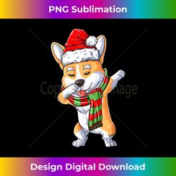 Dabbing Corgi Santa Christmas Gifts Girls Kids Boys Men - Minimalist Sublimation Digital File - Channel Your Creative Rebel